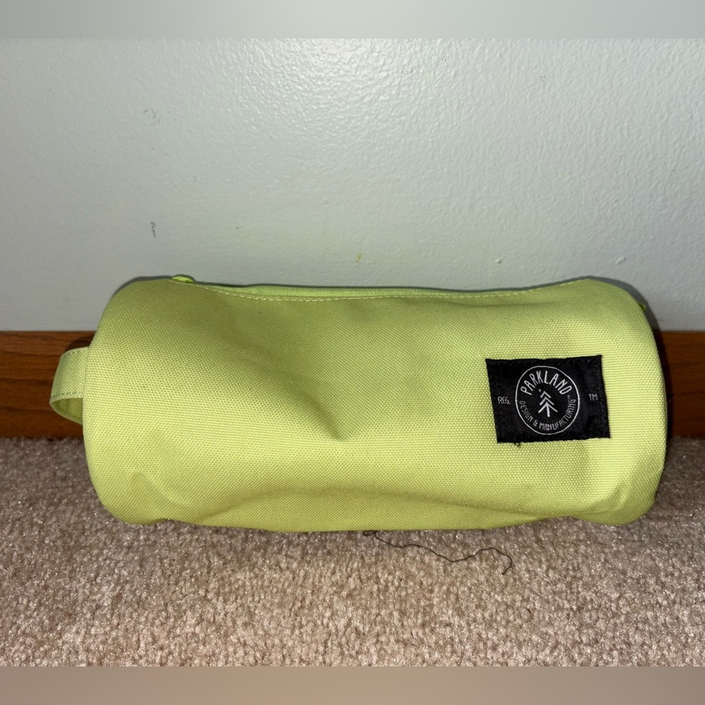 Parkland Lime Green Pencil Case or Makeup Bag NWOT